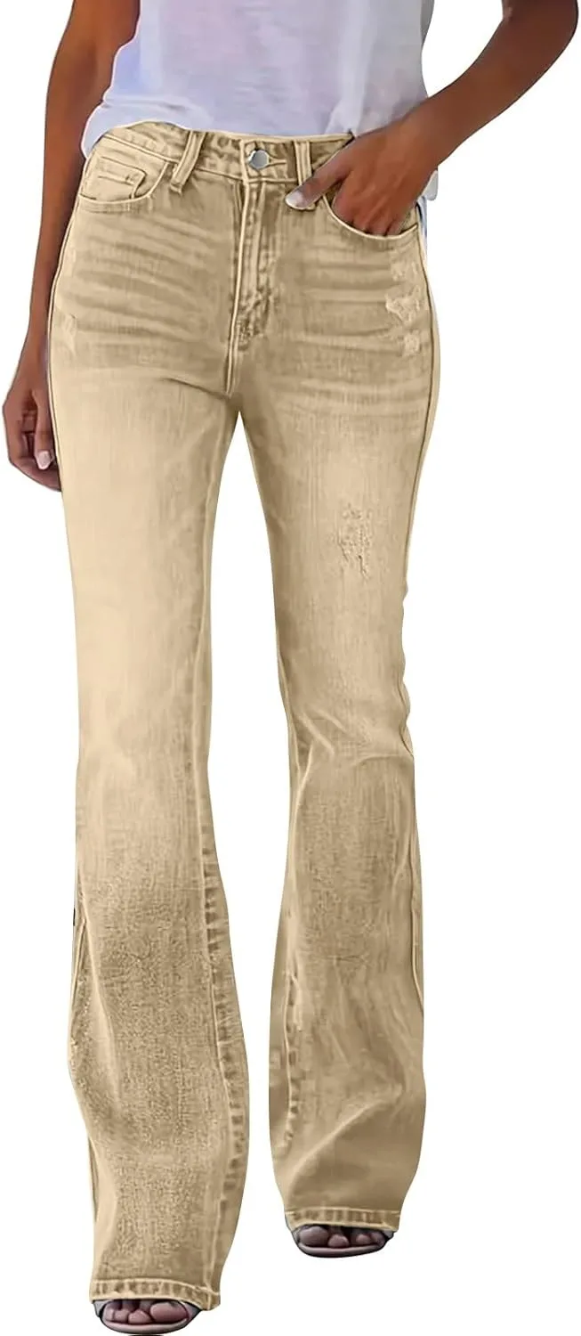 

Джинсы женские широкие с высокой посадкой Likthione