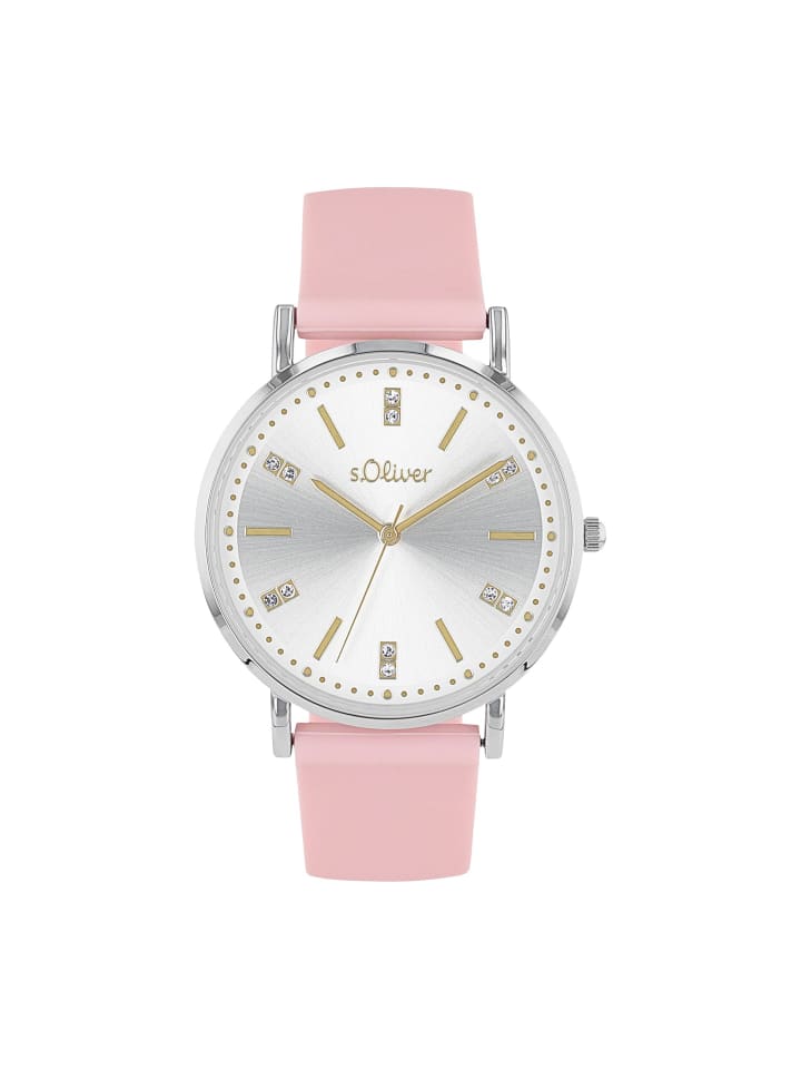 

s.Oliver Кварцевые часы 2038366 серебристого цвета