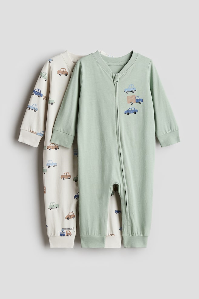 

2 упаковки хлопковых пижам H&M, мультиколор