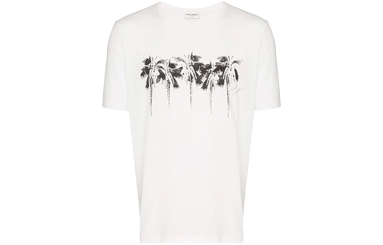 

Футболка мужская белая Saint Laurent, белый