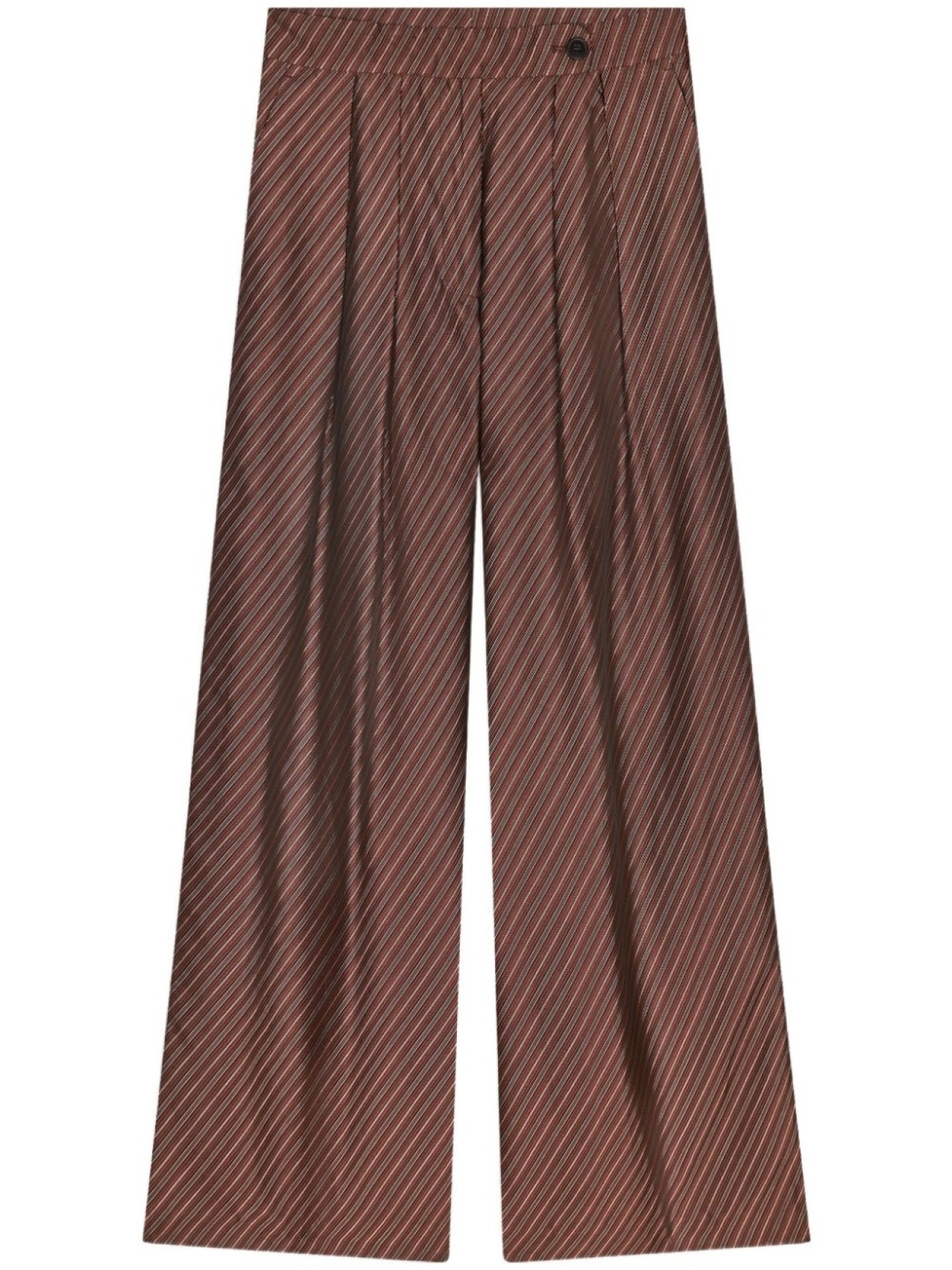 

DRIES VAN NOTEN широкие брюки со складками, красный