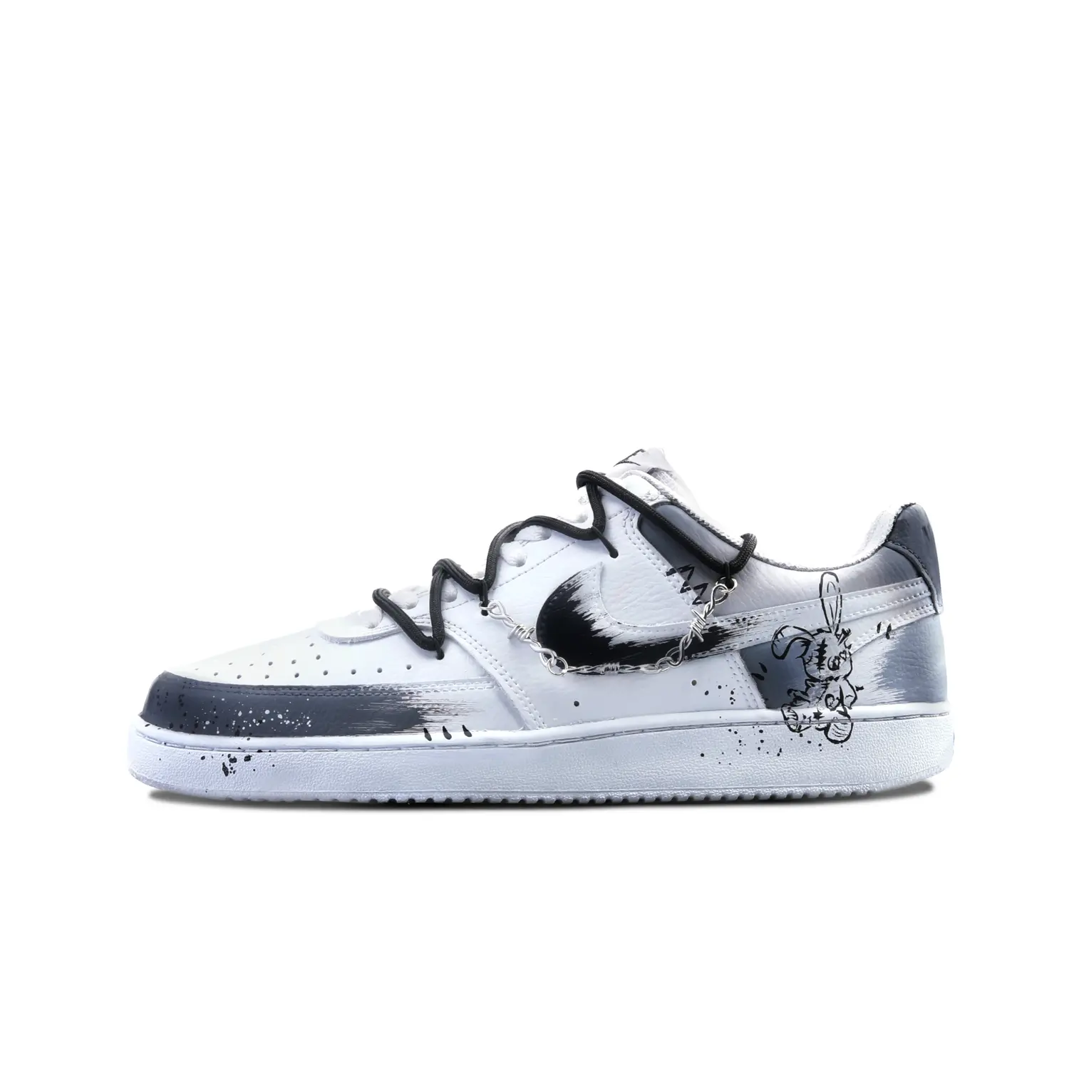 

Женские кроссовки для скейтбординга Nike Court Vision 1, Gray/Black