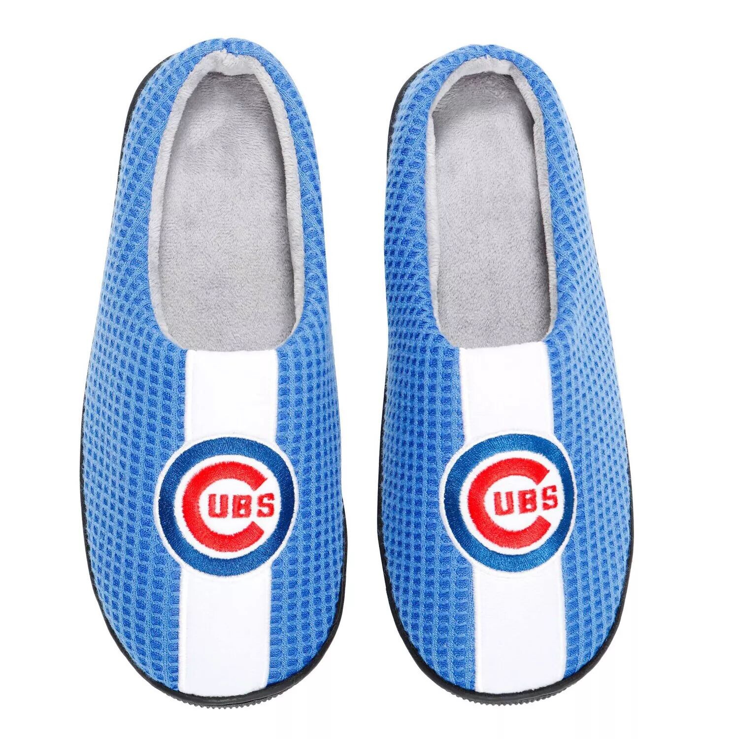 

Мужские шлёпанцы из пены с эффектом памяти FOCO Royal Chicago Cubs Team Stripe