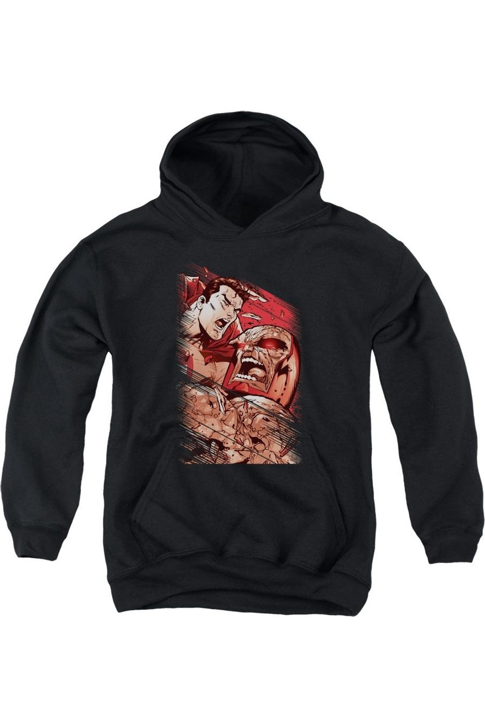 

Супермен Супс против Дарксайда молодежная толстовка с капюшоном Gildan, черный