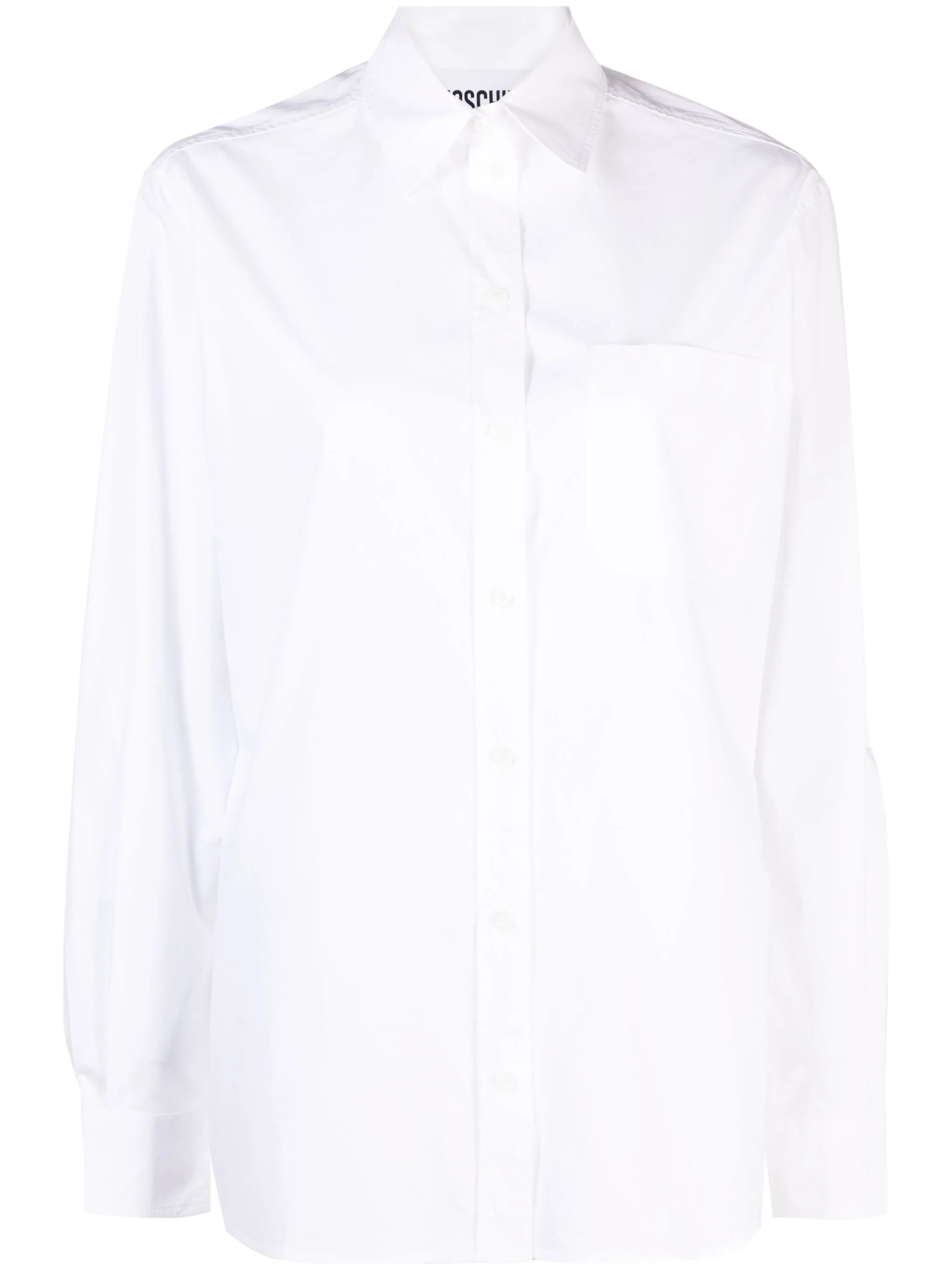 

Рубашка с логотипом Moschino, белый