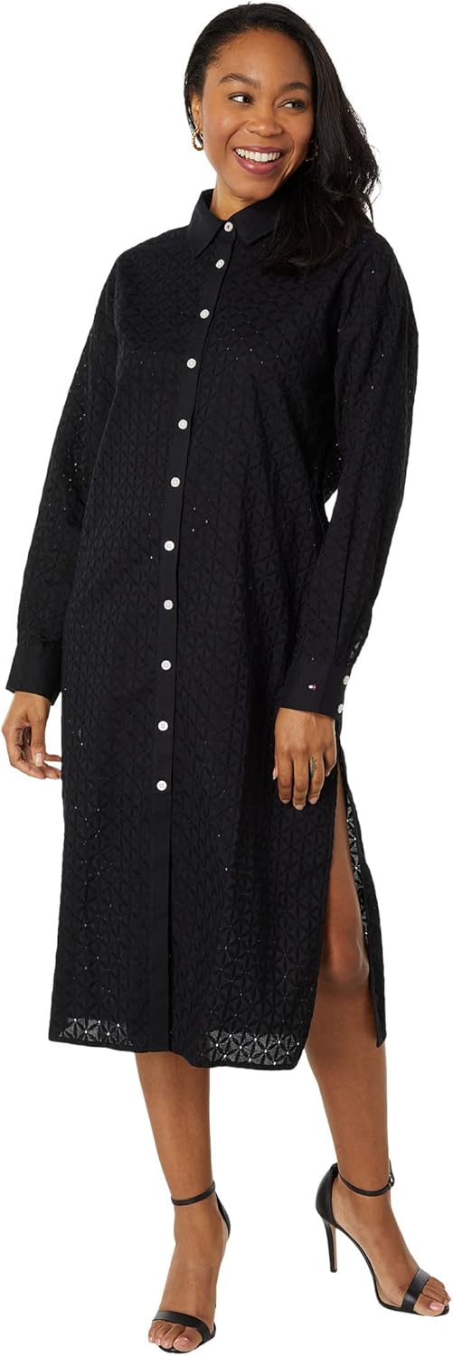 

Рубашка Tommy Hilfiger для мальчиков и женщин Tommy Hilfiger для похода, Black