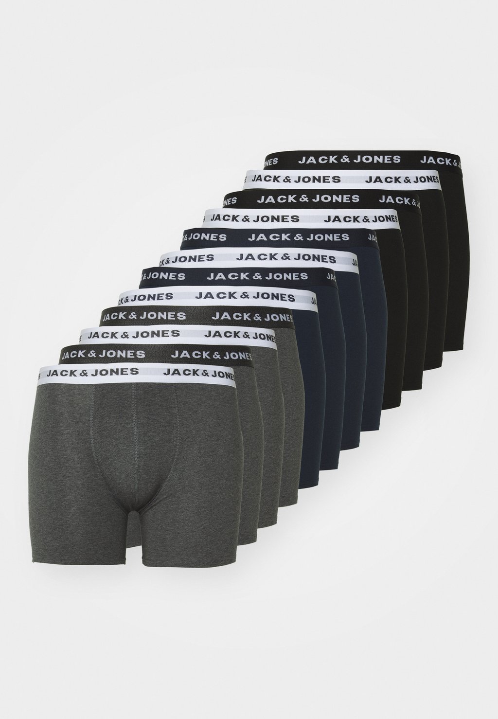

Боксеры JACSOLID TRUNKS 12 PACK Jack & Jones, черный