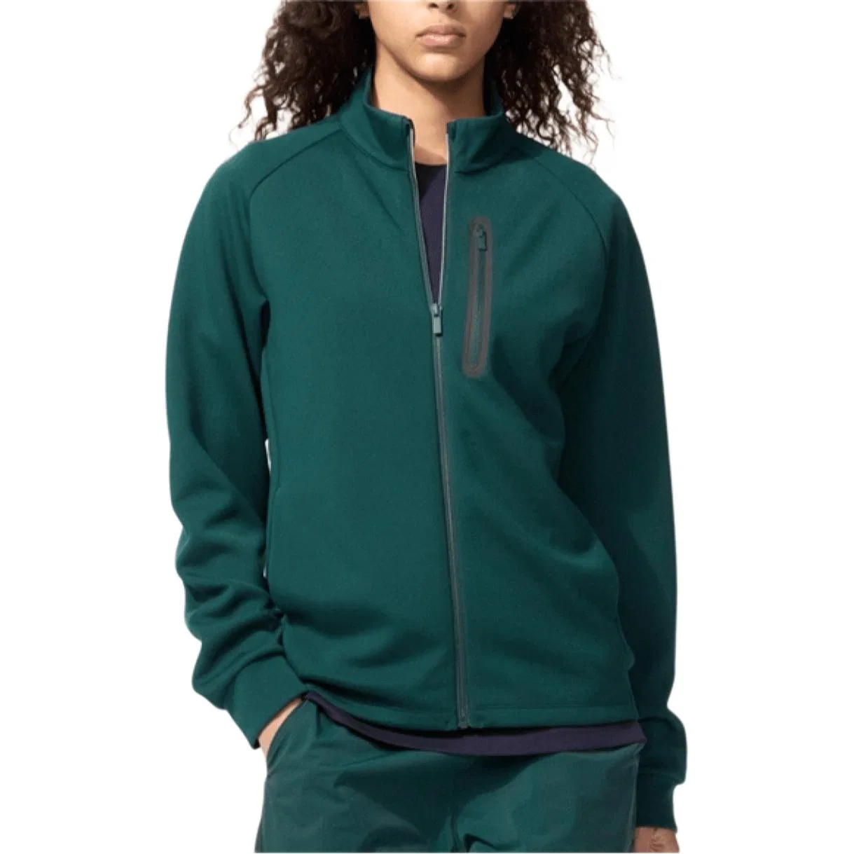 Куртка LUOJIE·FEIDELEI, лимитированная коллекция SS26, унисекс UNIQLO, Turquoise — фото 3