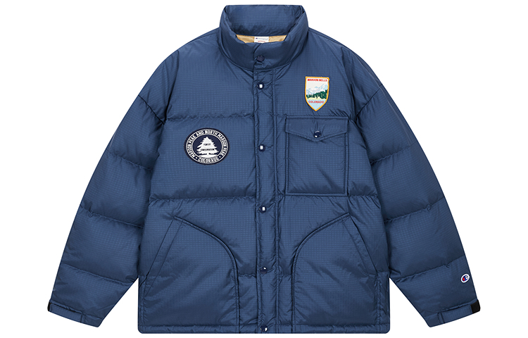 

Champion Японская версия пуховика унисекс, Navy Blue