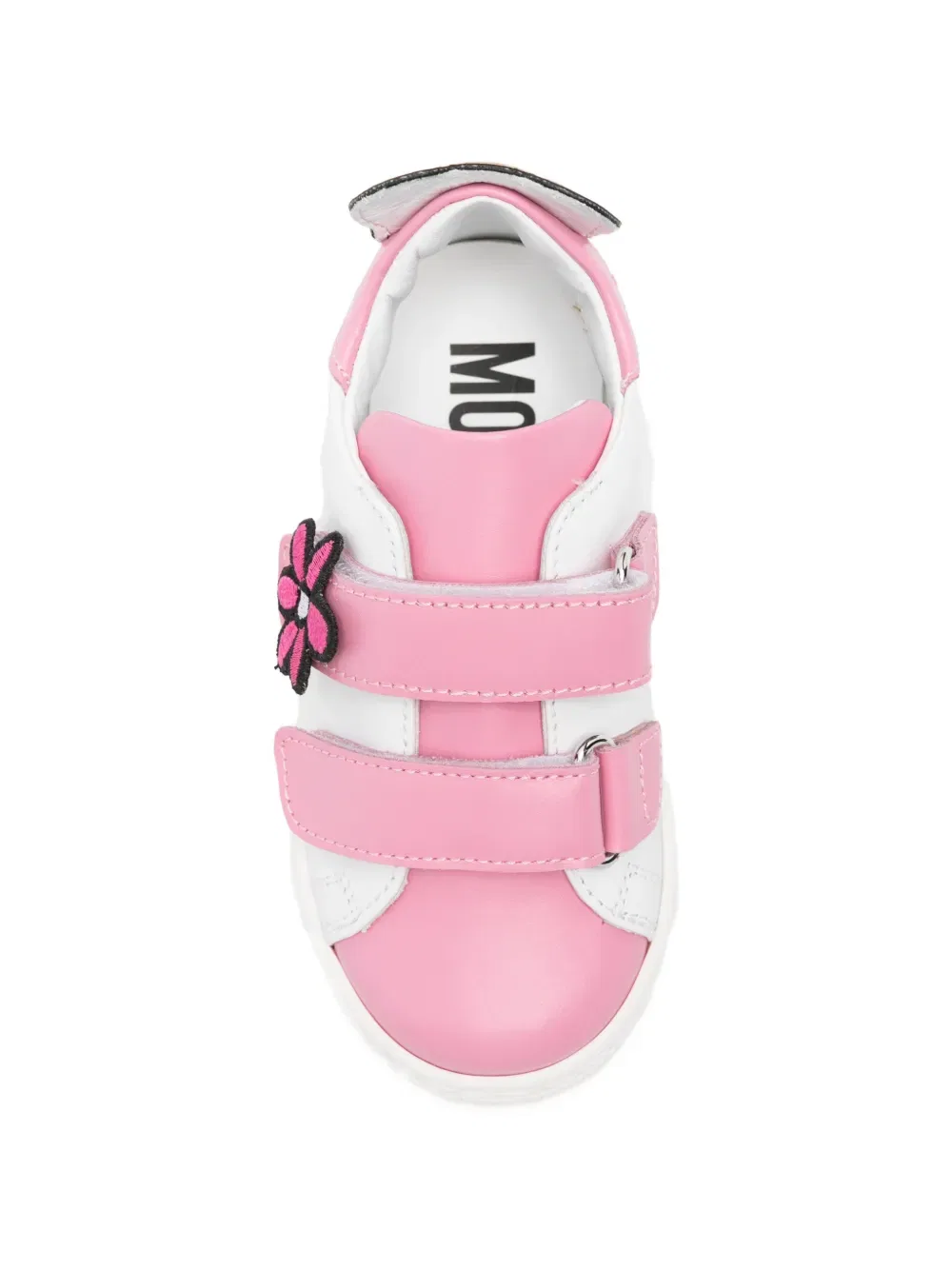 Кроссовки Flower-patch Moschino Kids, белый — фото 3