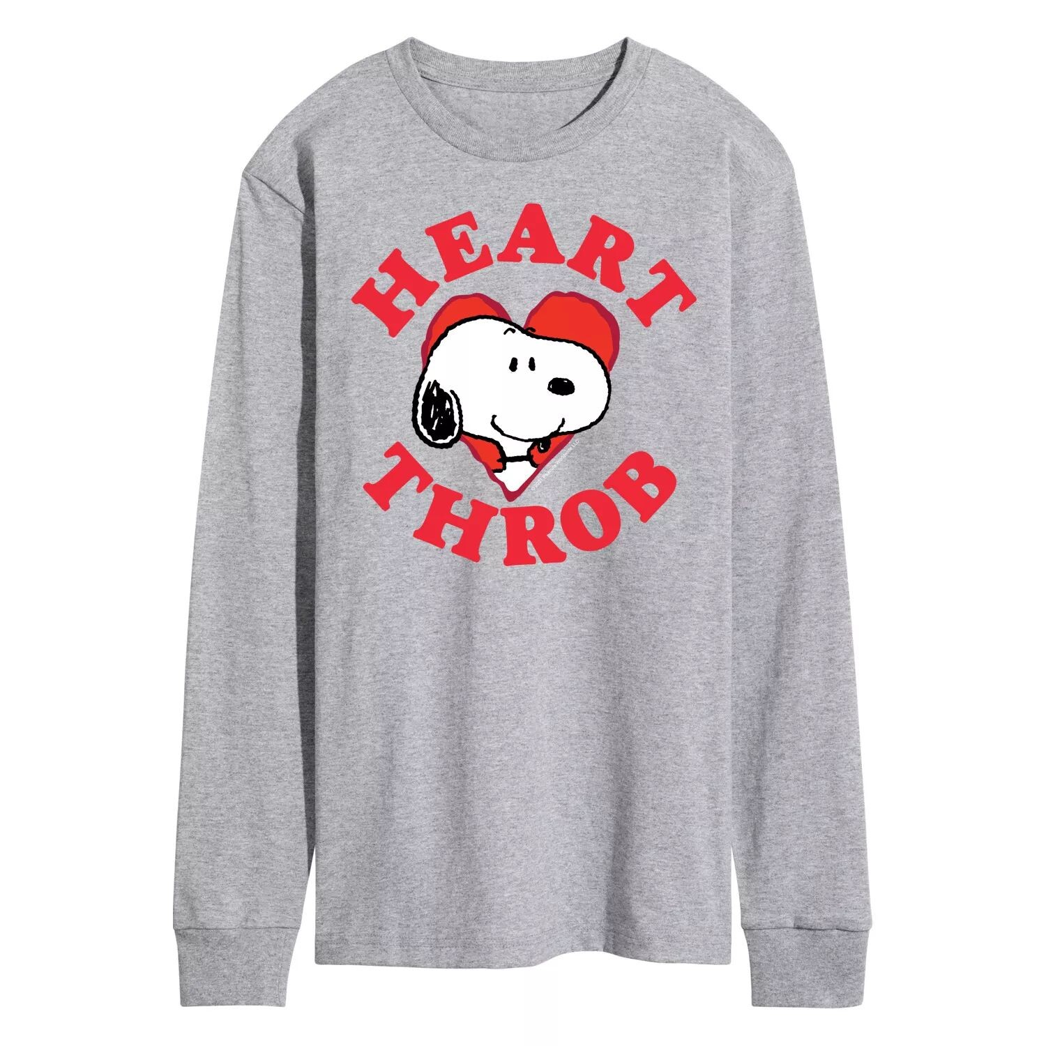 

Мужская футболка с длинным рукавом Peanuts Heartthrob Licensed Character