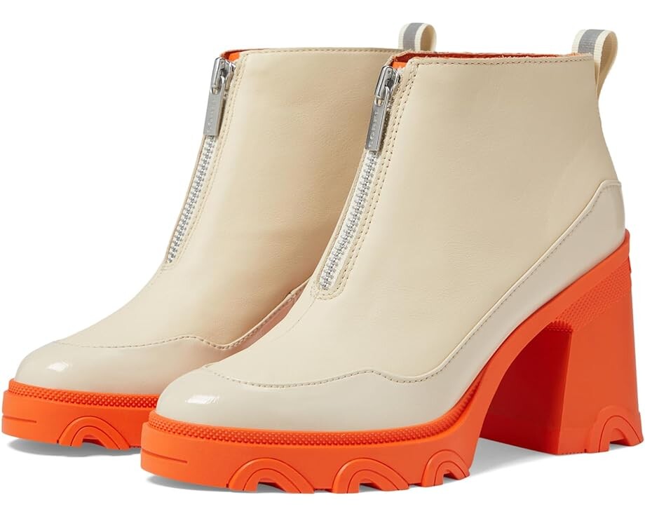 

Ботинки SOREL Brex Heel Zip, цвет Bleached Ceramic/Optimized Orange