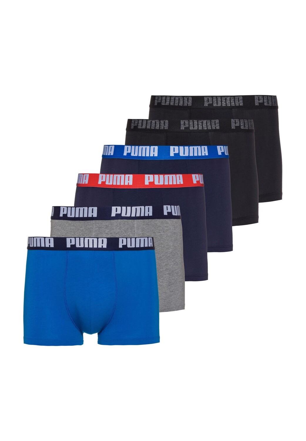 

Боксеры базовые мужские PUMA, цвет Blue-Black