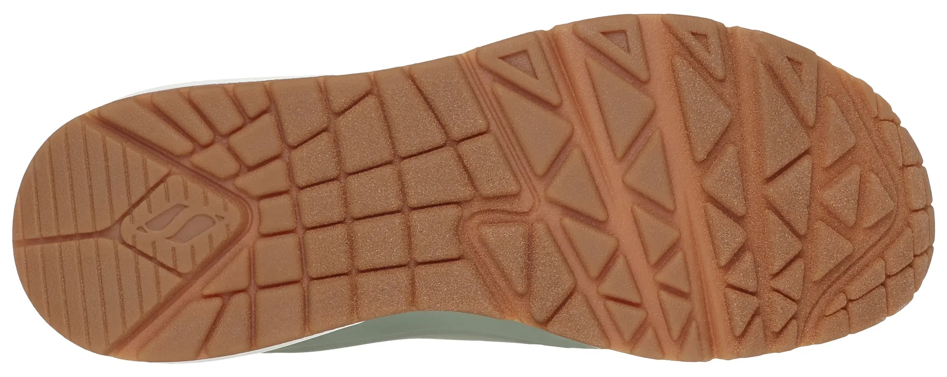 Слипоны Skechers "UNO SHIMMER AWAY", тапочки, повседневная обувь, полуботинки на модной танкетке, зеленый — фото 2