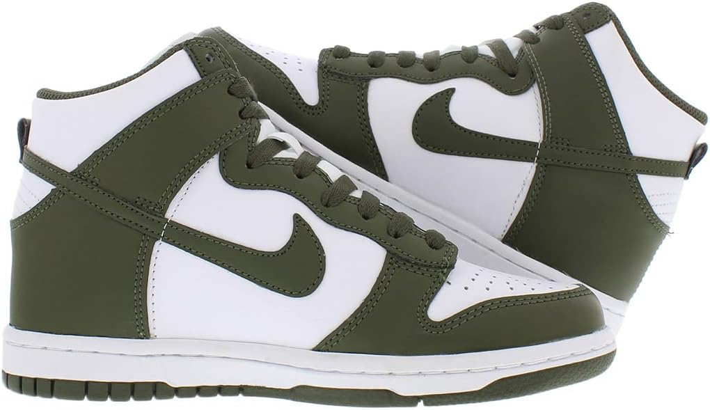 Детские кроссовки Nike Dunk High (Gs) унисекс, белый — фото 3