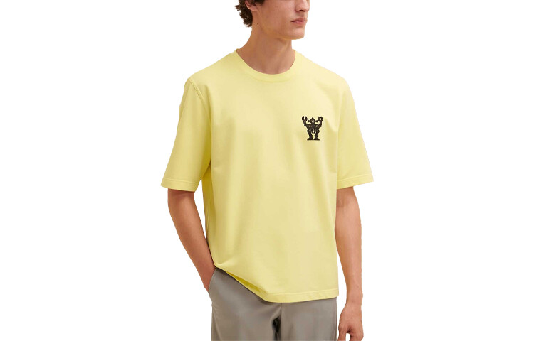 

Футболка мужская лимонадного цвета Hermes, цвет Lemonade color