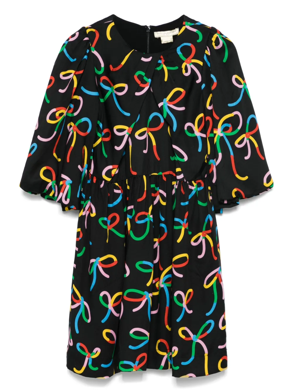 

Платье с принтом Stella McCartney Kids, черный