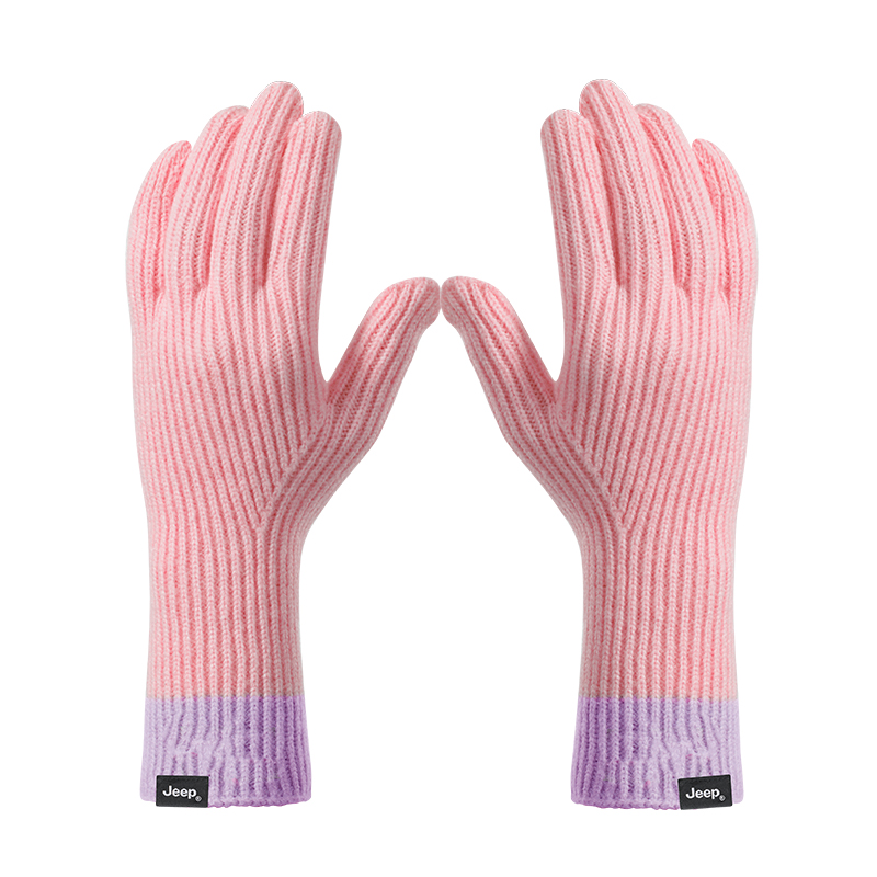 

Jeep Акриловые вязаные перчатки женские красные