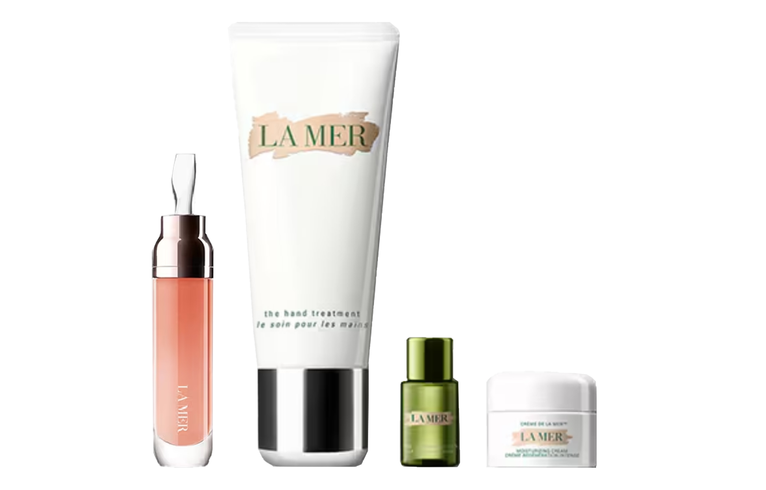 

Набор для ухода за губами и руками Hailanzhimi увлажняющий и восстанавливающий 7мл+100мл+5мл+7мл LA MER