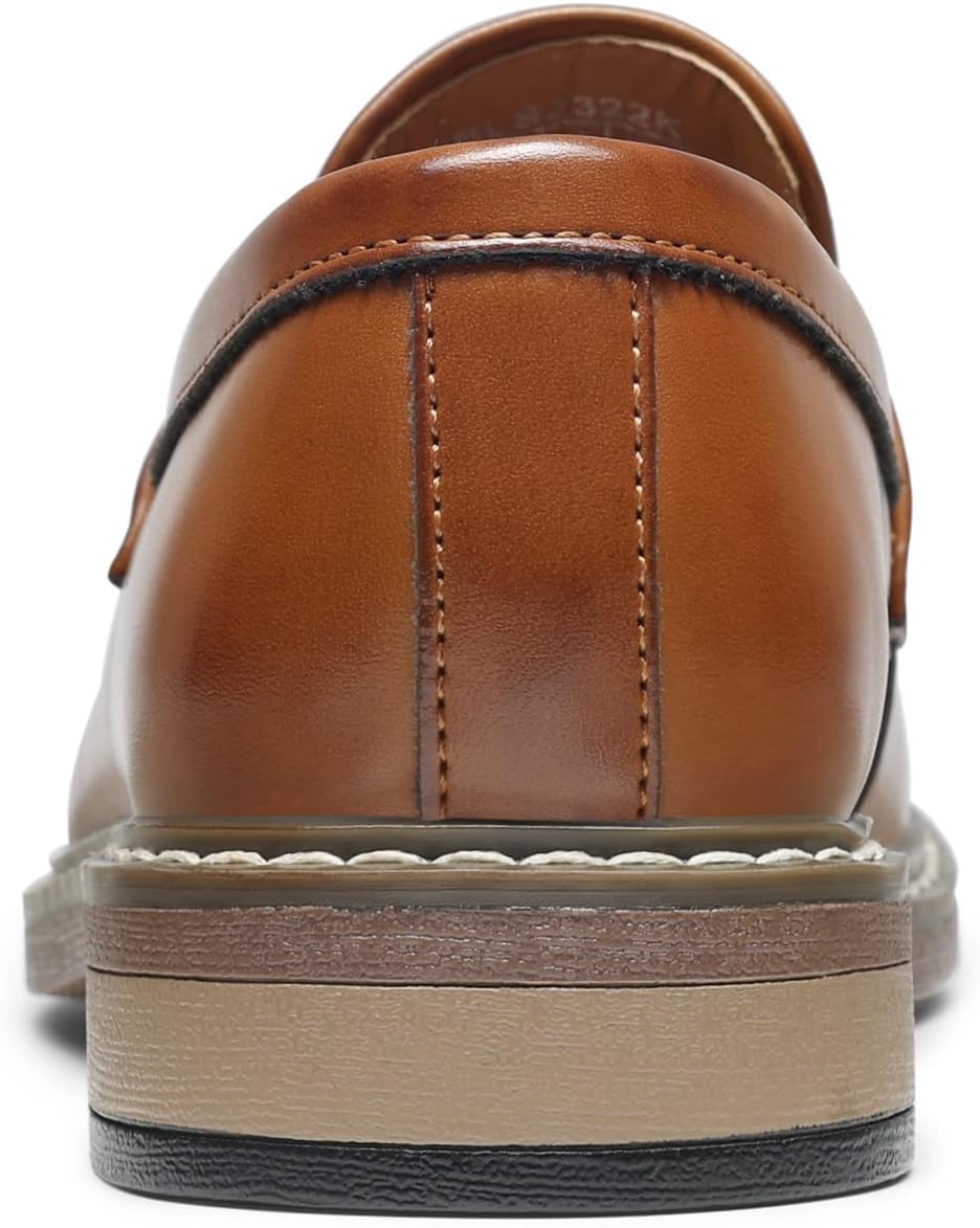 Детские лоферы Bruno Marc Boys Dress Slip-on Penny Loafer, коричневый — фото 4
