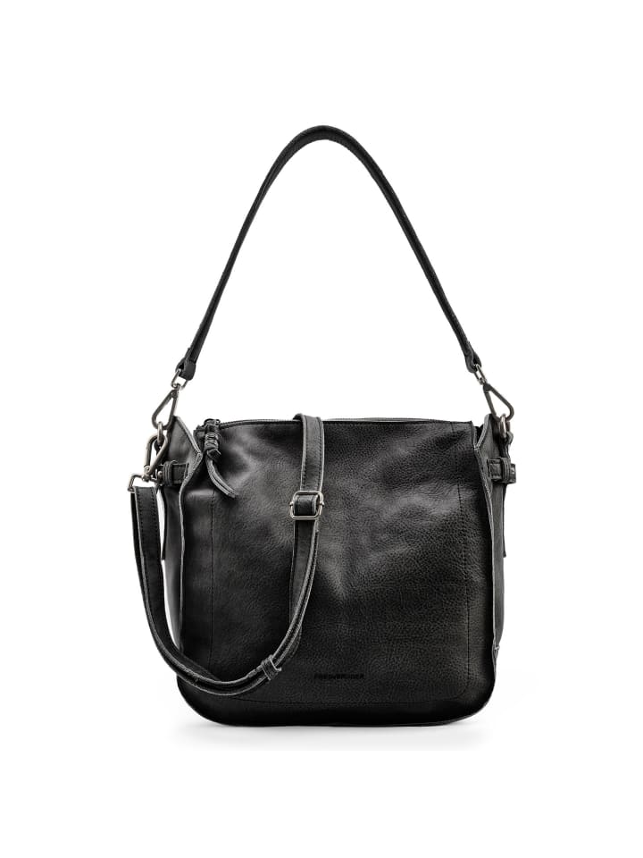 

Кожаная сумка через плечо My Forever Friend 26,5 см черного цвета FREDs BRUDER