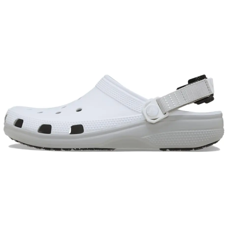 Crocs Классические турбо-сабо унисекс белого цвета