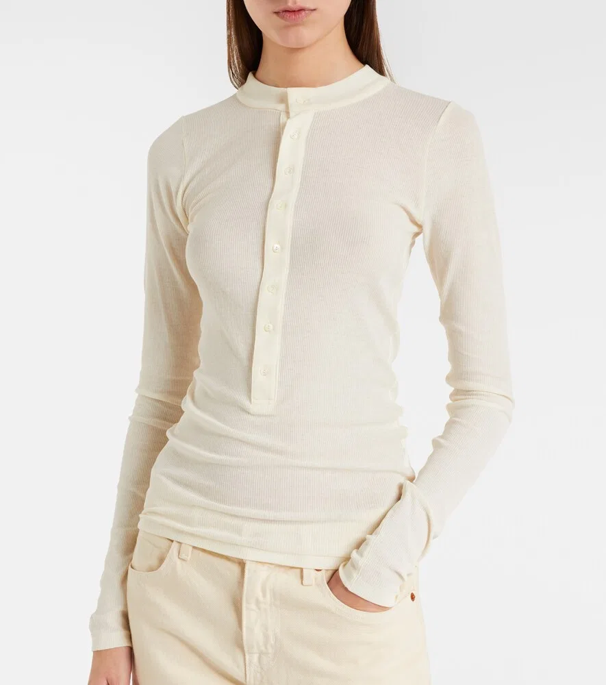 Хлопковая трикотажная рубашка-поло Polo Ralph Lauren, белый — фото 3