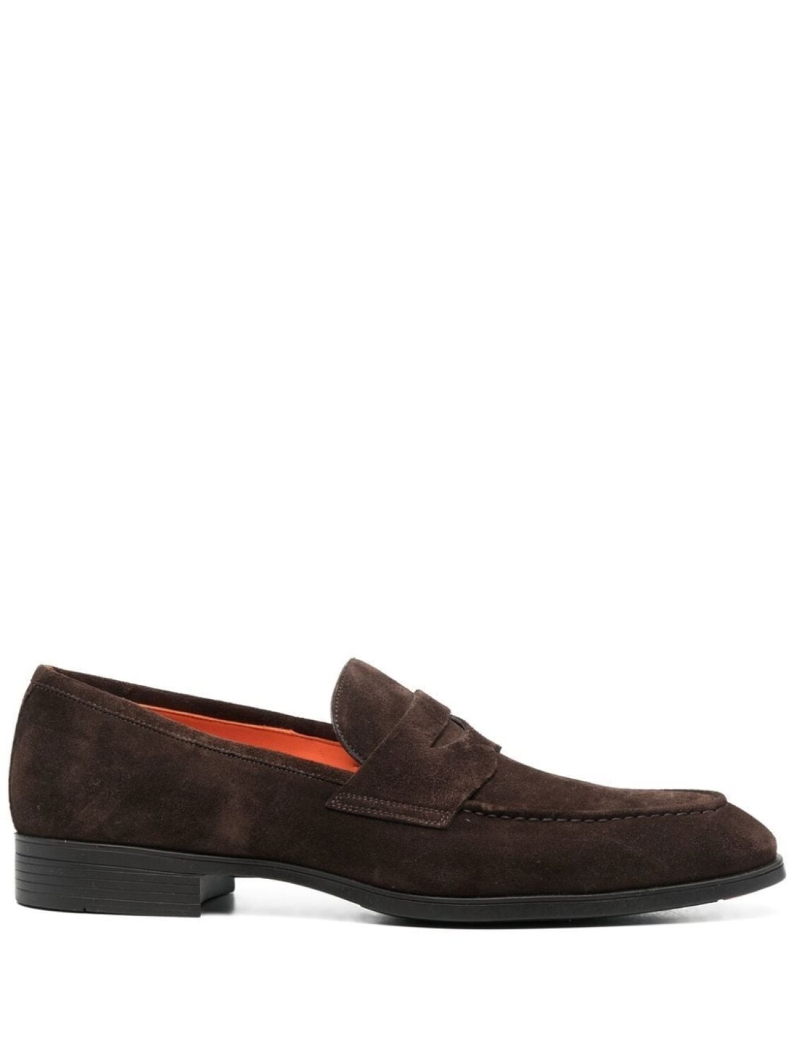 

Santoni лоферы на низком каблуке, коричневый