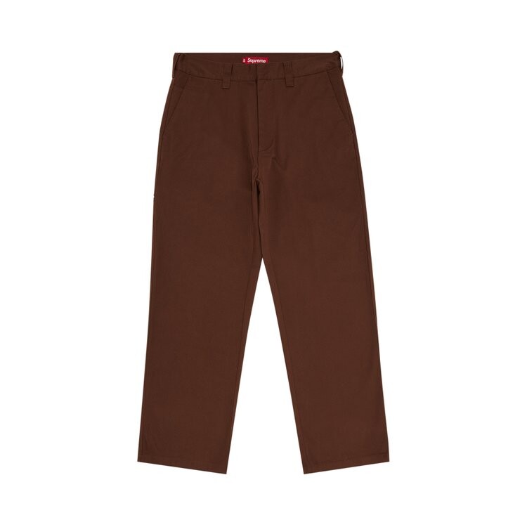 

Брюки Supreme Work Pant, коричневый