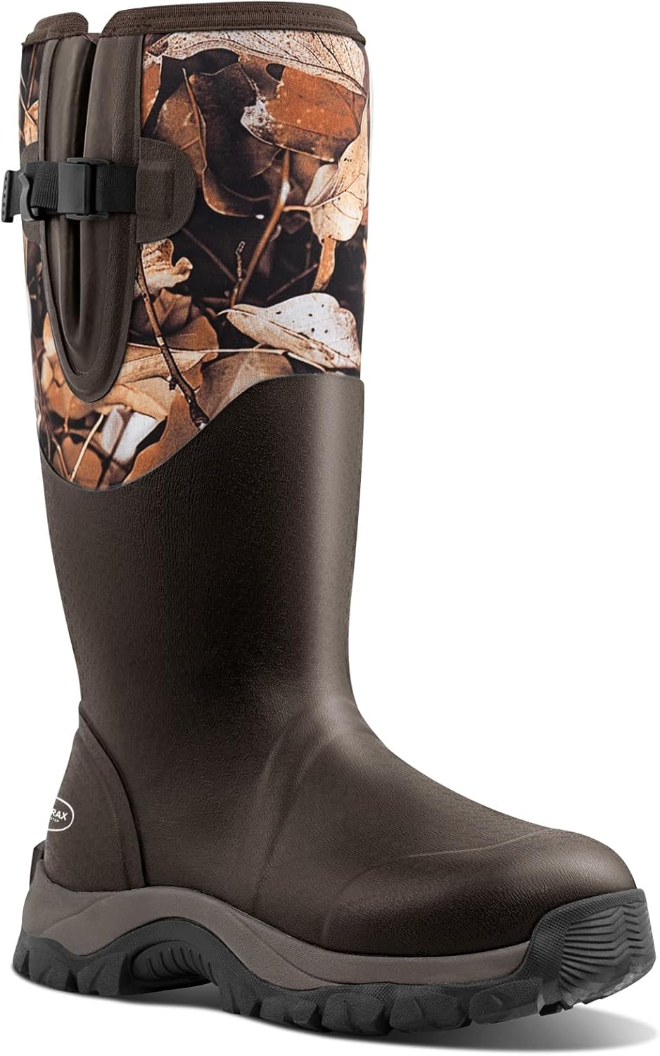 

Мужские водонепроницаемые утепленные резиновые охотничьи сапоги, 6 мм неопрен для холодной погоды - теплые нескользящие дождевые сапоги для охоты, рыбалки и работы на открытом воздухе (доступны черный и коричневый цвета) Terratrax