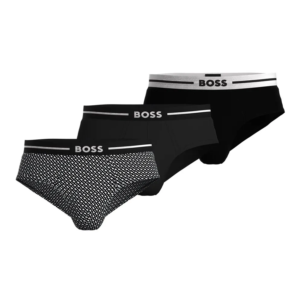 

Трусы-боксеры BOSS Hipbr Bold Design 10260694 3 units, черный