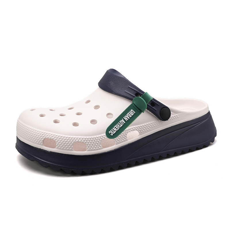 

URBAN AUTHENTIC Клоги мужские серо-бело-голубые, цвет White Blue