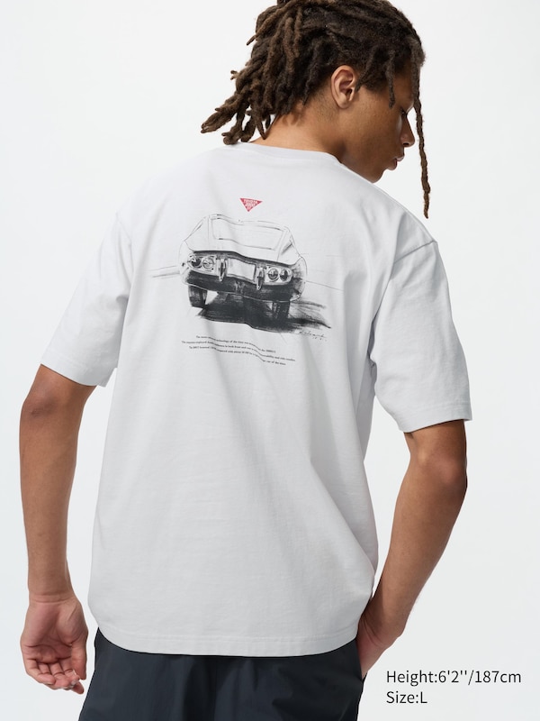 Футболка UT Toyota Uniqlo, 03 grey — фото 2