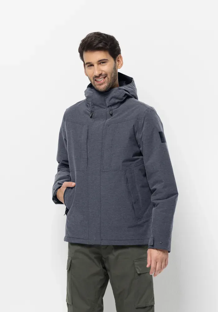 

Зимняя куртка Jack Wolfskin "SNOWY PARK JKT M", с капюшоном, синий