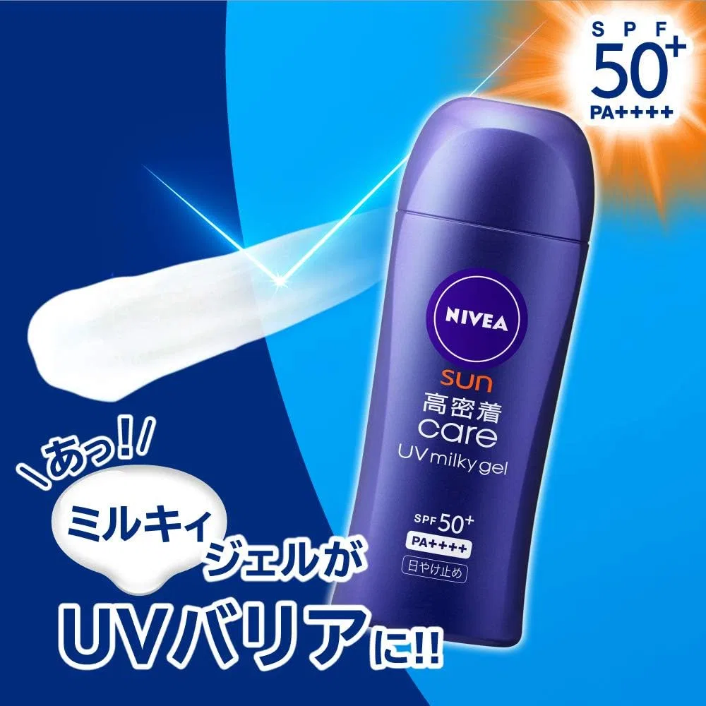 Солнцезащитный гель Nivea Sun High Adherence Care UV Milky Gel SPF50+ PA+++ 80 г — фото 3