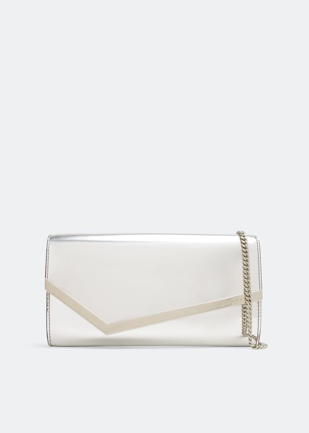 

Клатч Jimmy Choo Emmie, серебряный