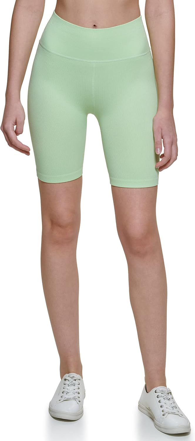 

Женские влагоотводящие бесшовные трикотажные велосипедные шорты Calvin Klein Performance, Key Lime