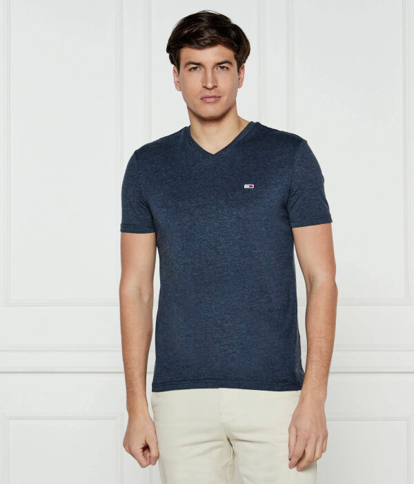 

Футболка мужская Tommy Jeans облегающего кроя с V-образным вырезом, синий
