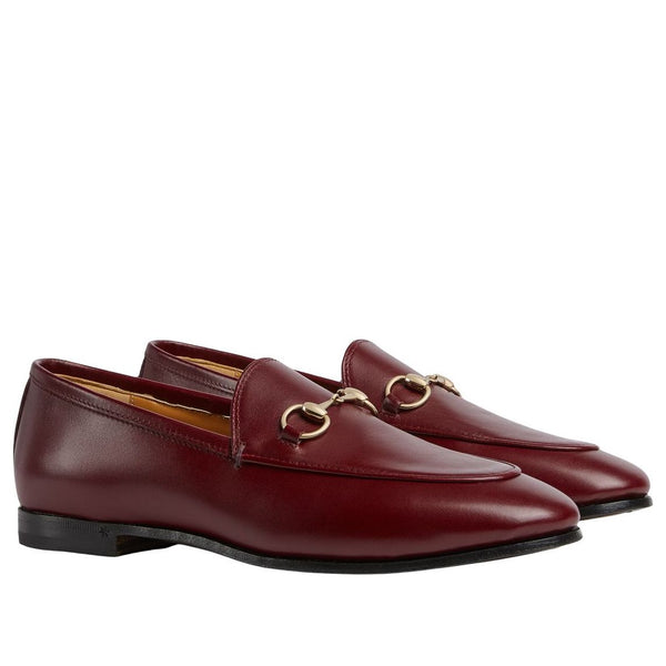 Кроссовки jordaan loafers Gucci, бургундия — фото 2