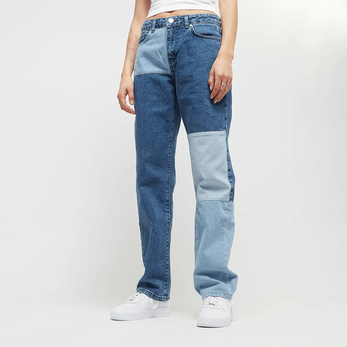

Джинсы Sixth June Patchwork Three Colors Jeans, синий/серебристый