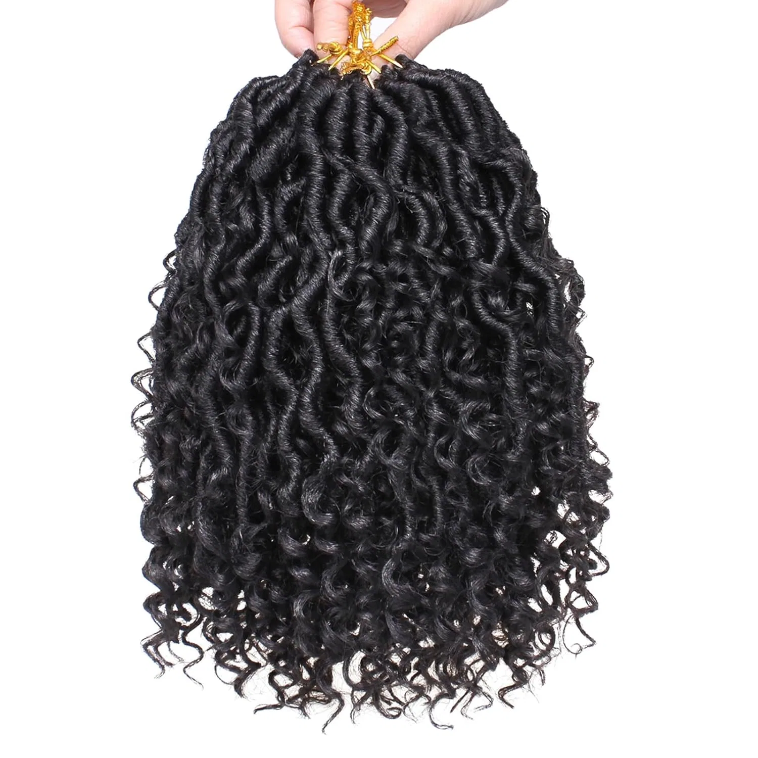 Искусственные локоны для плетения River Goddess Locs 10 дюймов Mscat, 1B#