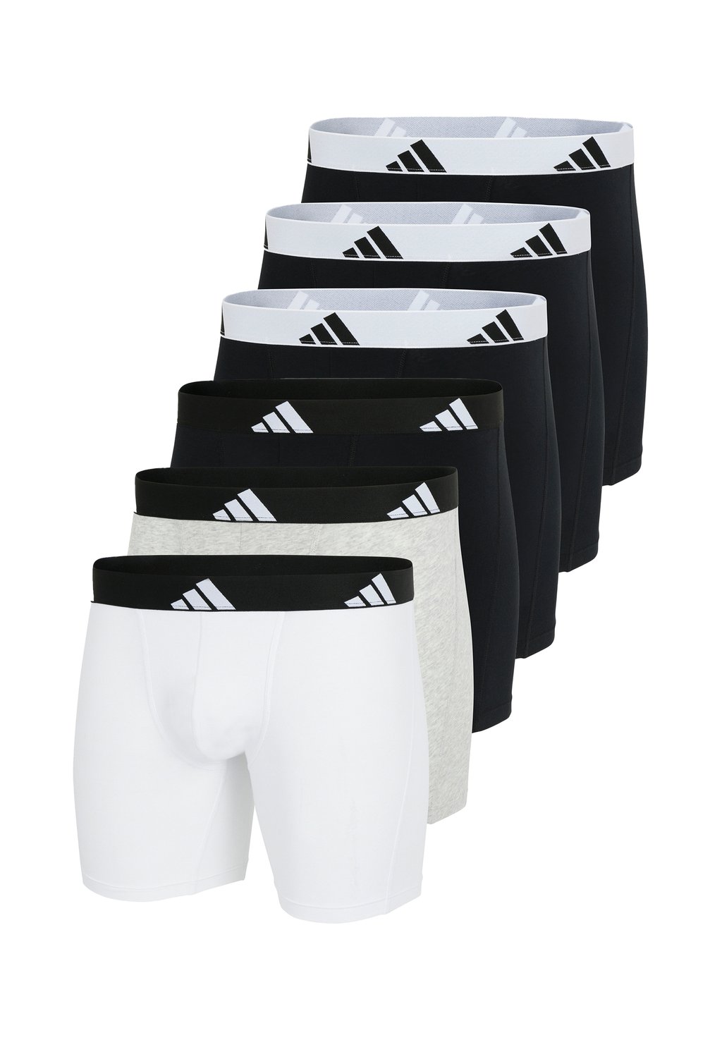 

Брюки-кюлоты 6ER PACK ACTIVE FLEX Adidas Sportswear, цвет Weiß Schwarz Grau