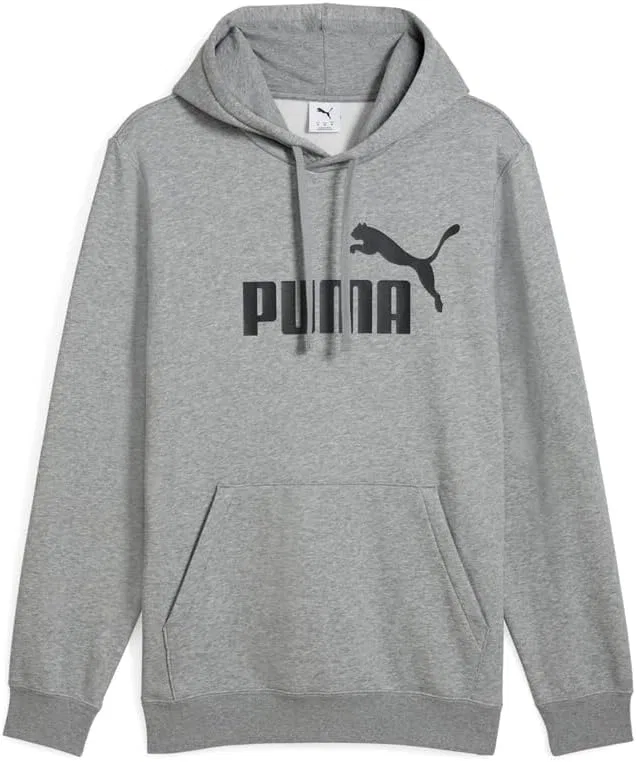 Мужская толстовка PUMA Essentials No. 1 с логотипом, повседневная верхняя одежда, серый цвет