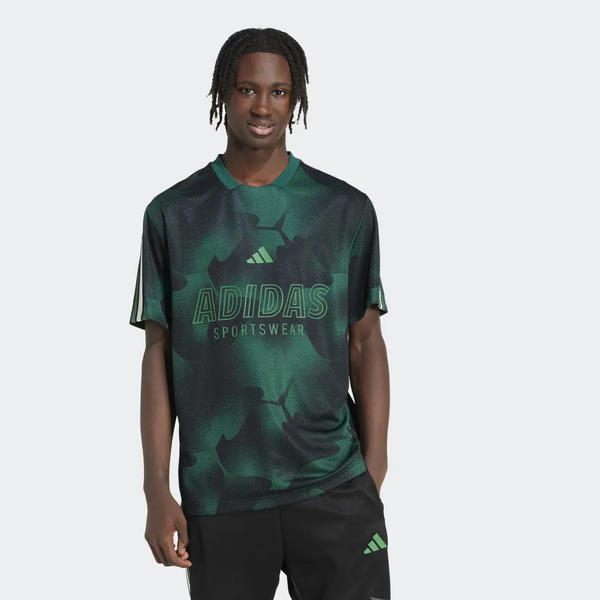 

Футболка с коротким рукавом House of Tiro Adidas, черный