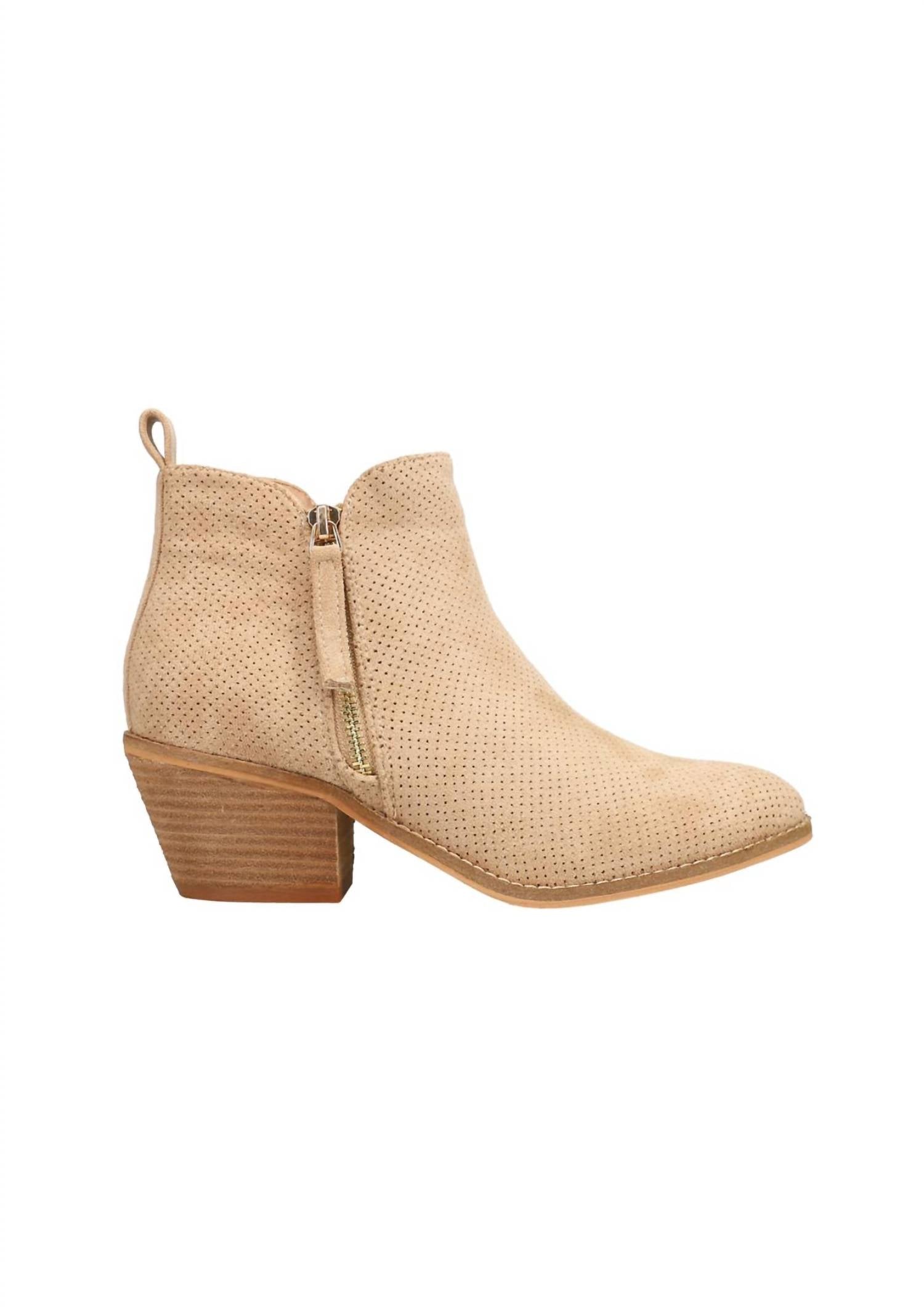 Женские массивные ботинки Spooktacular в песочном замше Corkys Footwear, Sand Suede