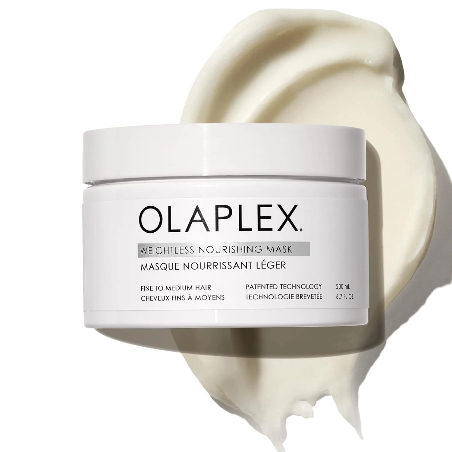 Невесомая питательная маска Olaplex: маска для запечатывания кутикулы | Увлажнение и придание объема | Для тонких и средних волос, 200 мл / 6,7 жидких унций 198 мл (1 шт.)