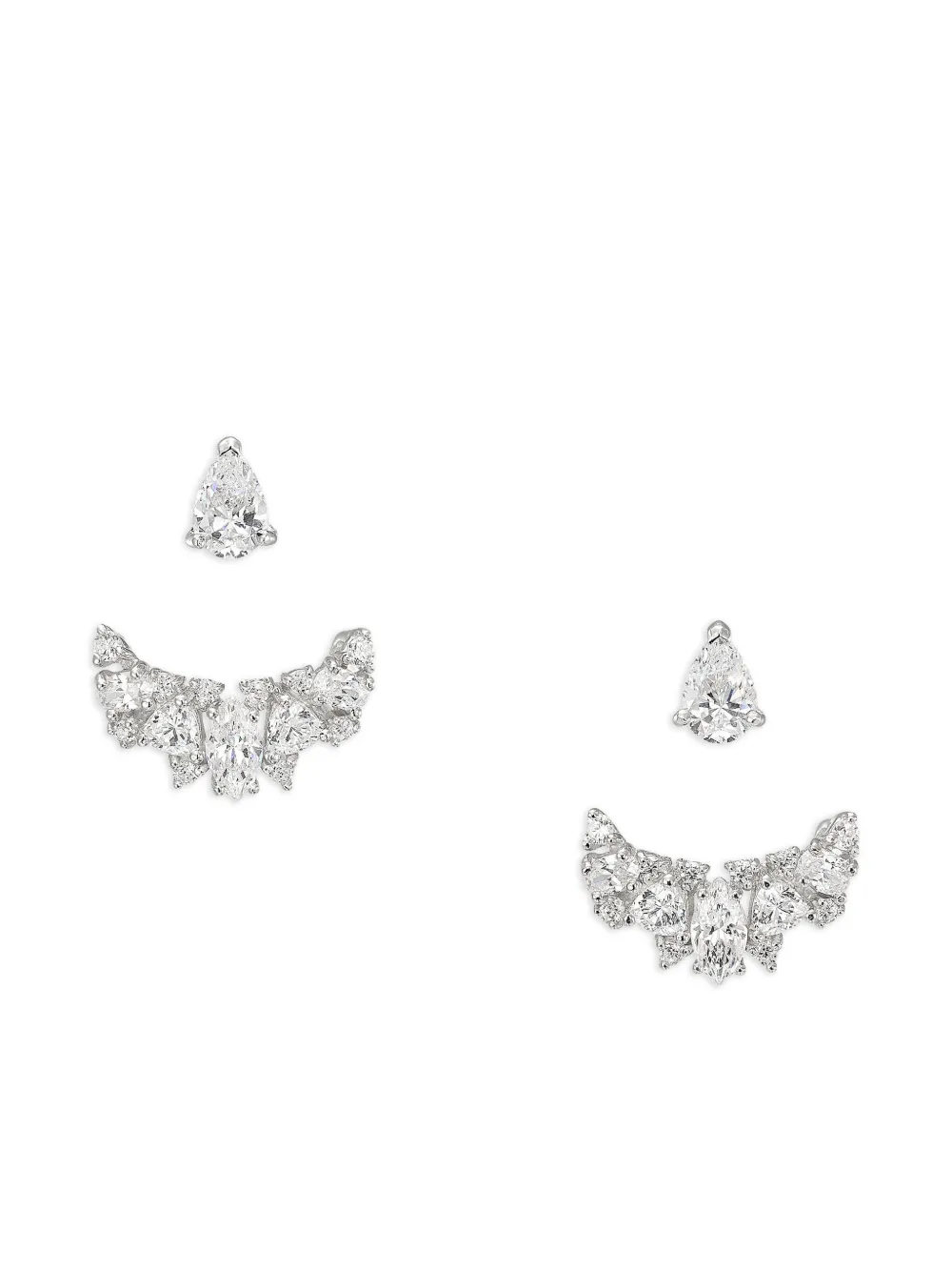 

Серьги Snowflower Twinkle из белого золота с бриллиантами Anabela Chan, белый
