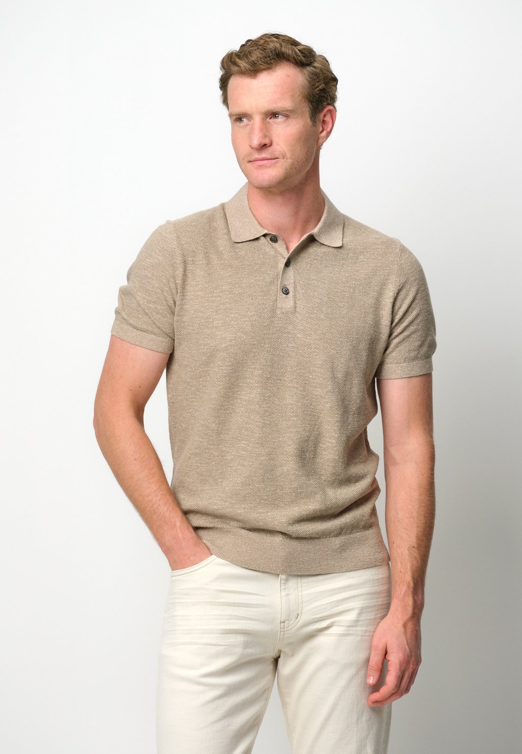 

Рубашка поло SHORT SLEEVE PROFUOMO, темно-коричневый