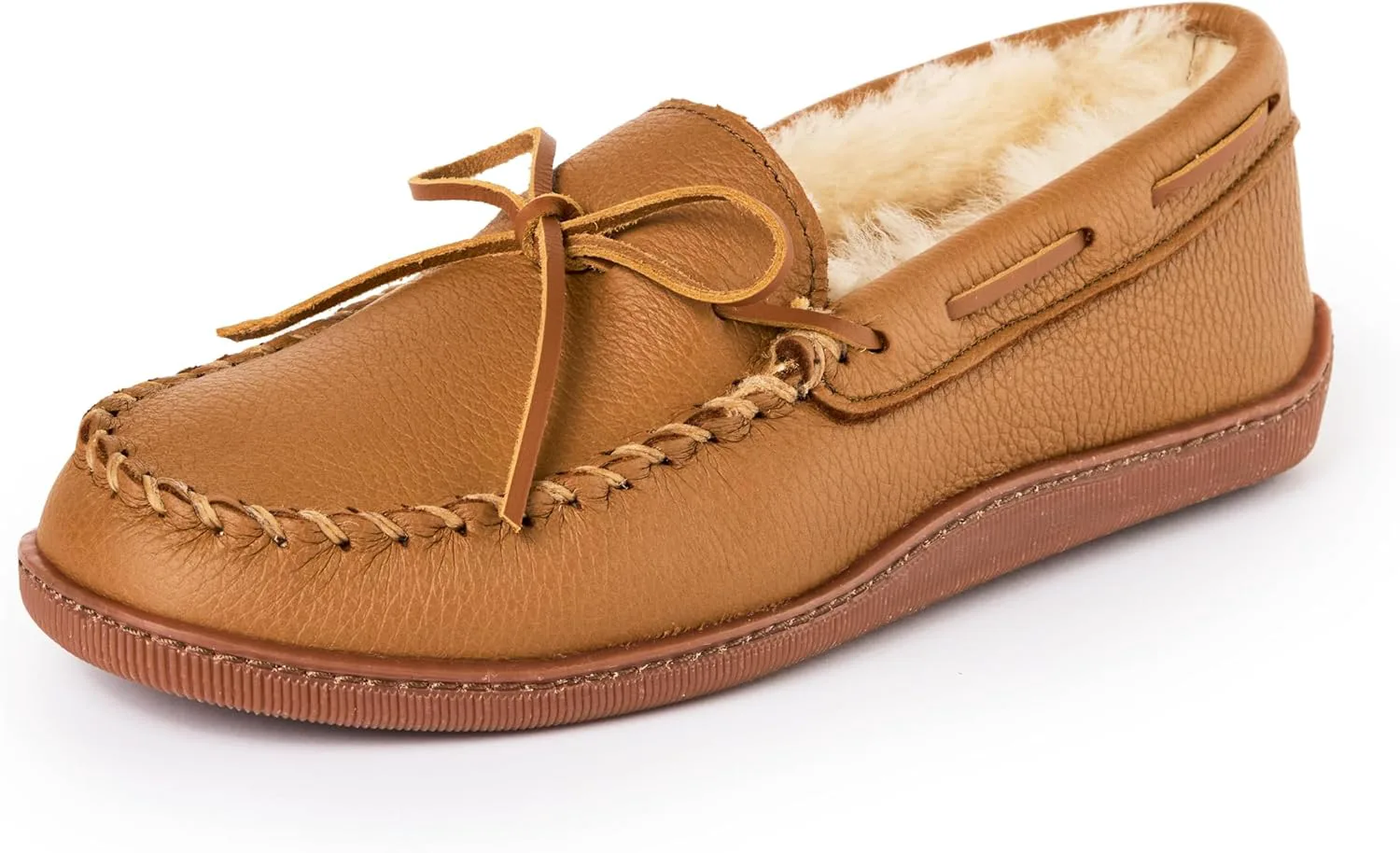 Мокасины Minnetonka для мужчин из оленьей кожи Moosehide