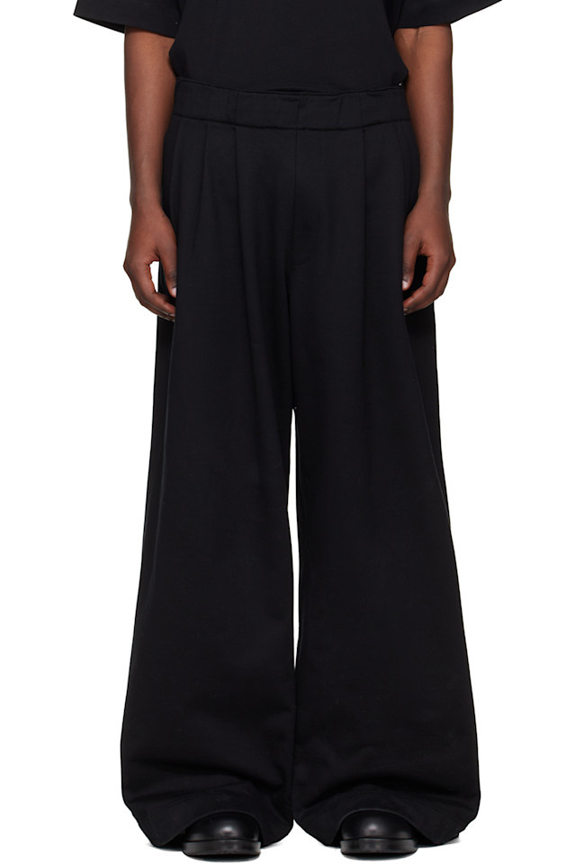 

Складчатые спортивные штаны Dries Van Noten, черный